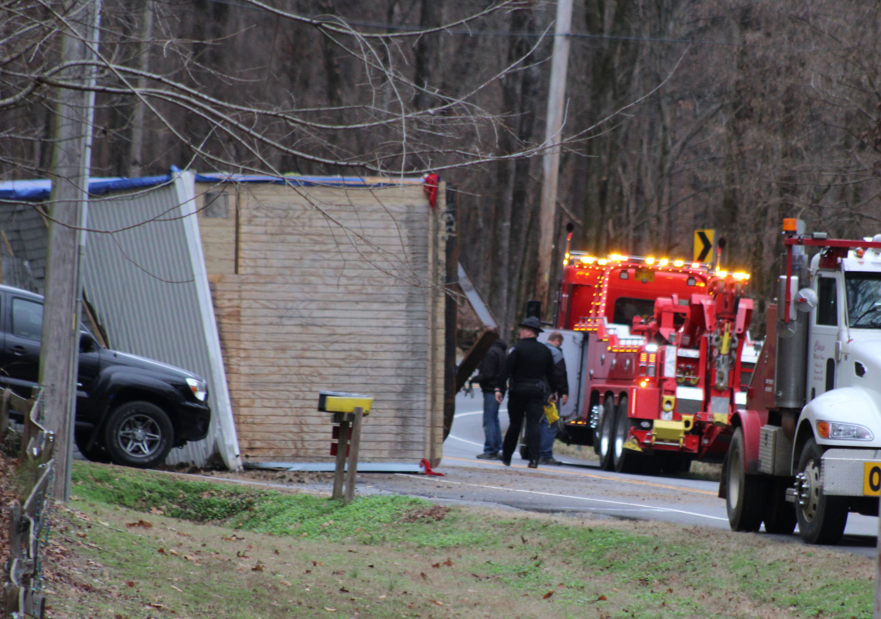 Mobile home wreck